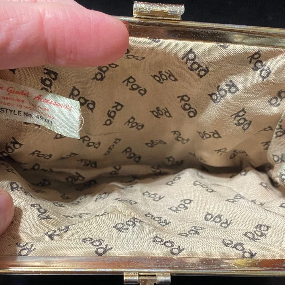 RGA vintage Brown Leather change purse - Picture 8 of 16